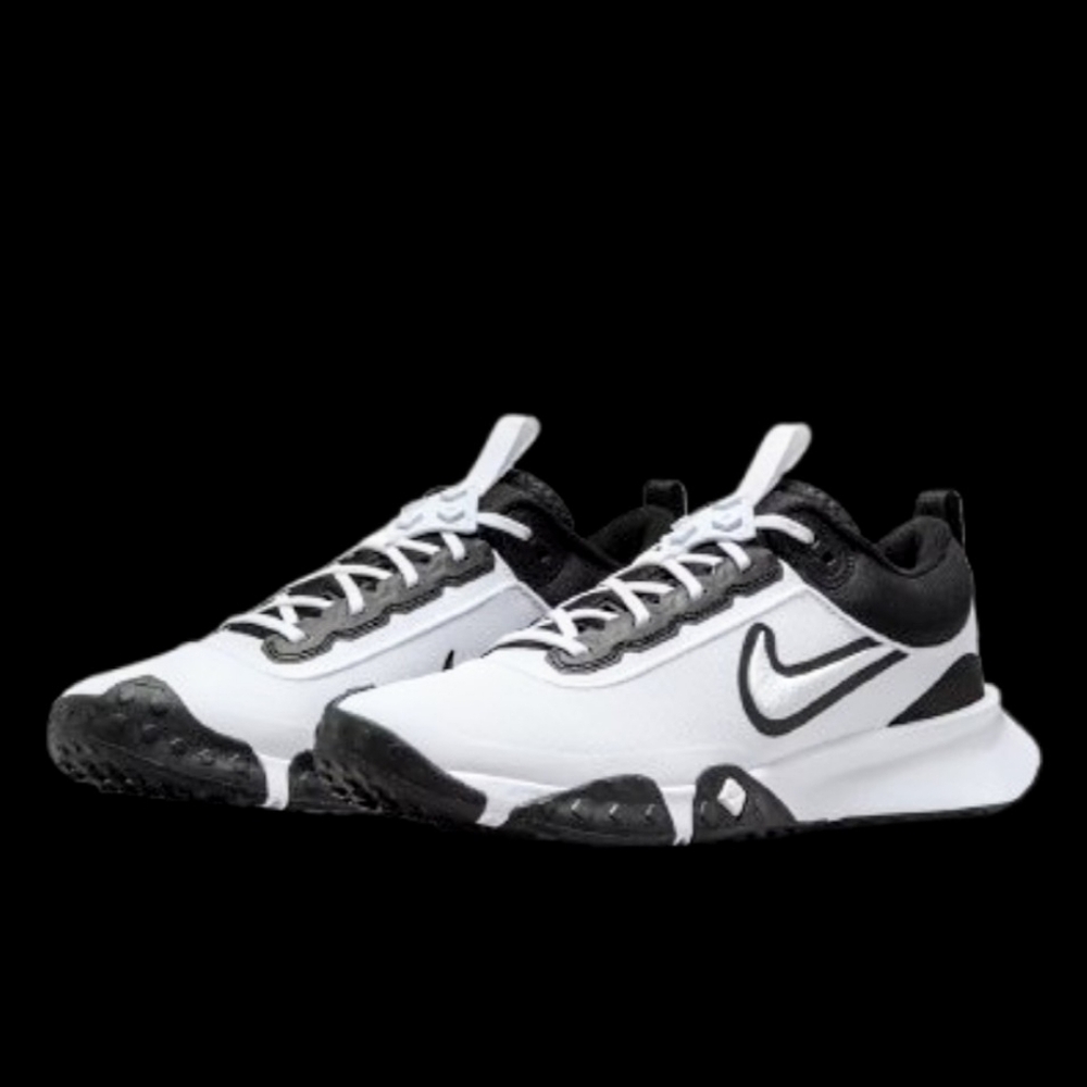 Nike Air Diamond Varsity Turf Baseball Mens White Black